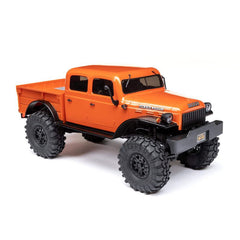 1/24 SCX24 Dodge Power Wagon 4WD Rock Crawler Brushed RTR, Orange by Axial