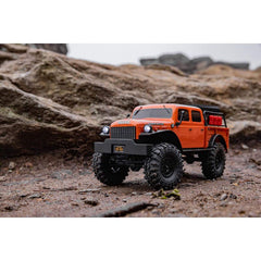 1/24 SCX24 Dodge Power Wagon 4WD Rock Crawler Brushed RTR, Orange by Axial