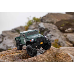 1/24 SCX24 Dodge Power Wagon 4WD Rock Crawler Brushed RTR, Green by Axial