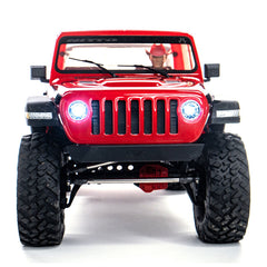 SCX10 III Jeep JT Gladiator Rock Crawler with Portals 1/10 RTR, Red by Axial