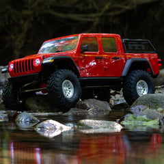 SCX10 III Jeep JT Gladiator Rock Crawler with Portals 1/10 RTR, Red by Axial