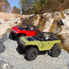 1/24 SCX24 Deadbolt 4WD Rock Crawler Brushed RTR, Red by Axial