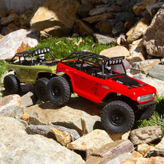 1/24 SCX24 Deadbolt 4WD Rock Crawler Brushed RTR, Red by Axial