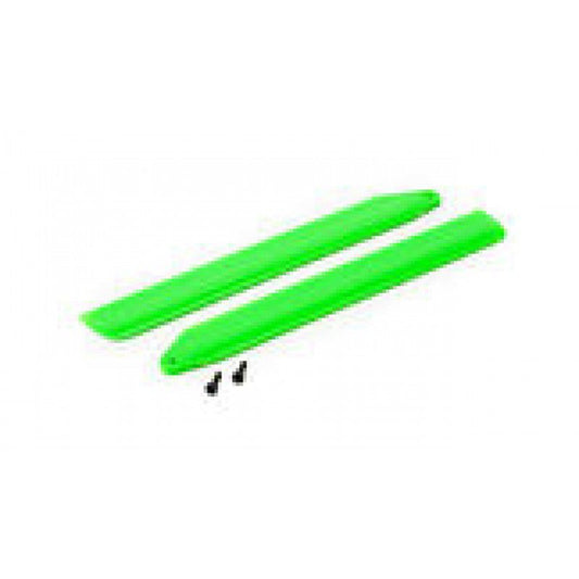 Hi-Performance Main Rotor Blade Set, Green: 130 X