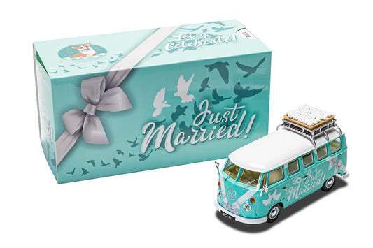 Corgi 1/43 VW Camper: Just Married