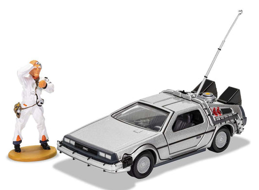 Corgi 1/36 BTTF DeLorean w/Doc fig