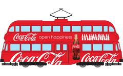 Corgi 1/76 Coke D/D Tram-Open Happin