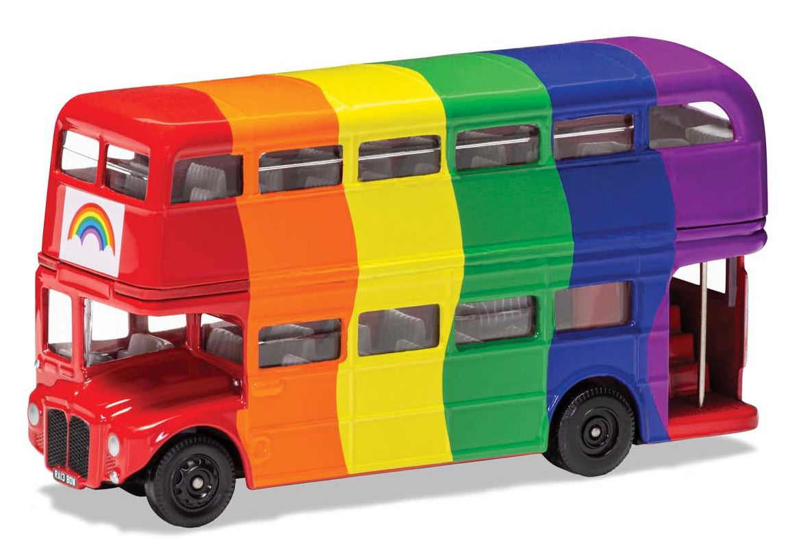 Corgi London Bus: Rainbow