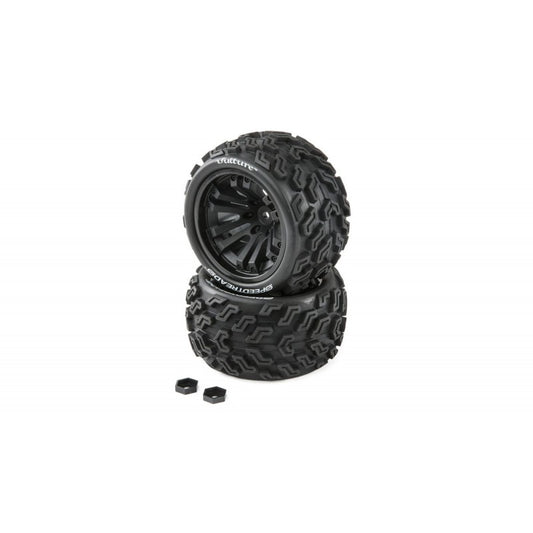 SPEEDTREADS Vulture 1/10 ST/MT Tires MNTD (2) by Duratrax