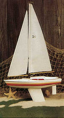 Dumas 24" Huson Wood Sailboat