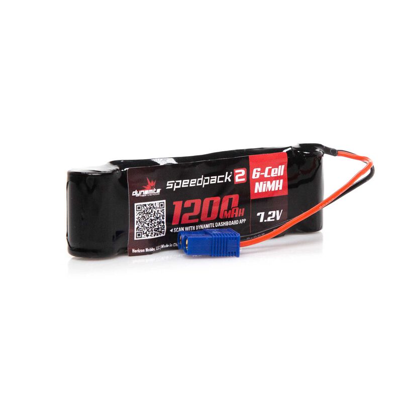 SPEEDPACK2 7.2V 1200MAH 6 CELL NiMH, LONG: MINIS