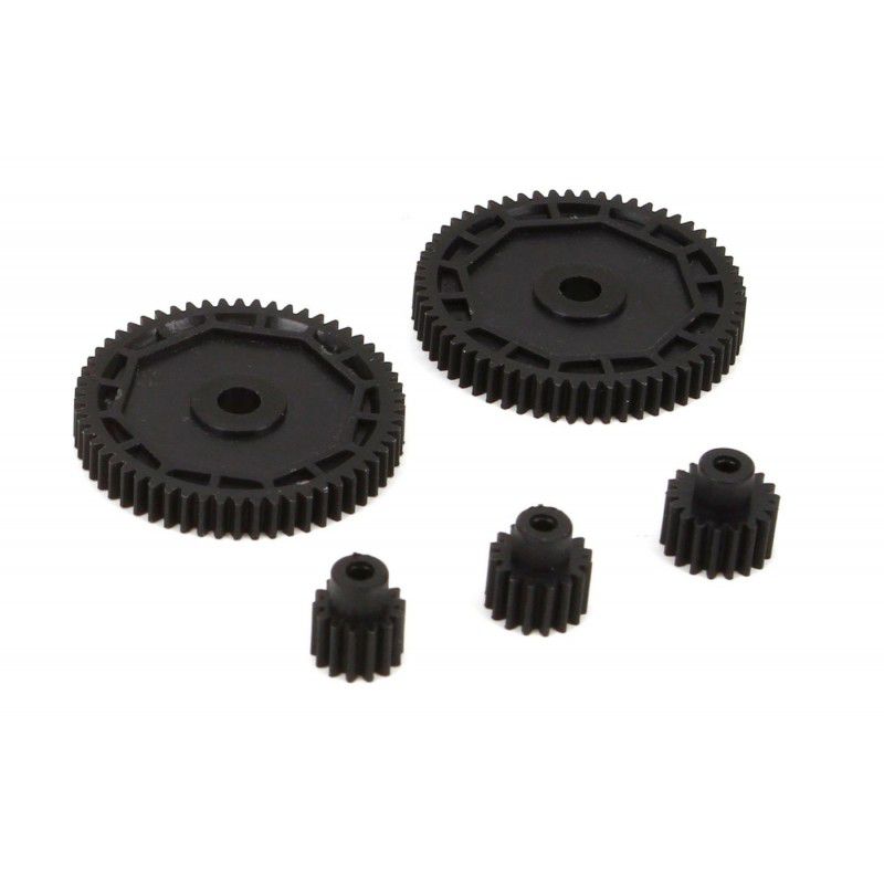 Pinion & Spur Gear Set: 1/18 4WD All