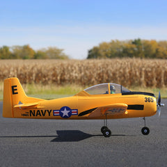 T-28 Trojan 1.1m BNF Basic (New Yellow Version) w/AS3X, SAFE select by Eflite