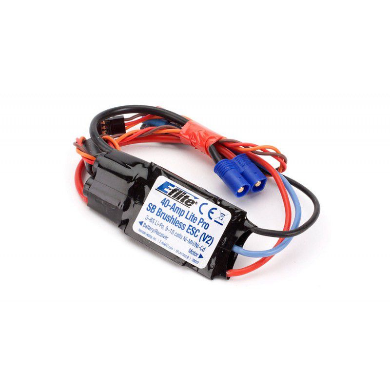 40-Amp Lite Pro Switch-Mode BEC Brushless ESC (V2)