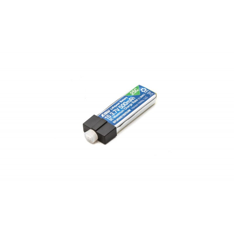 500mAh 1S 3.7V 25C LiPo High Current UMX Connector