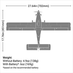 UMX Air Tractor BNF Basic with AS3X and SAFE Select