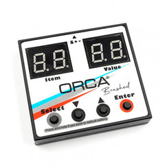 ORCA 800 SERIES 80A WATERPROOF BRUSHED ESC and Program Card.