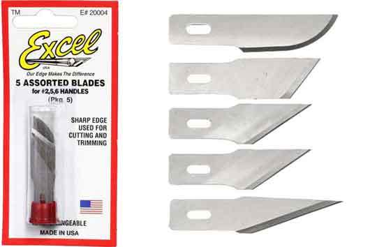 Excel #2 Blades Assorted (5)