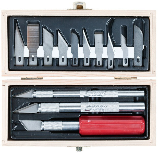 Excel Hobby 3 Knife set w/10Blades – The Hobby Warehouse Ltd