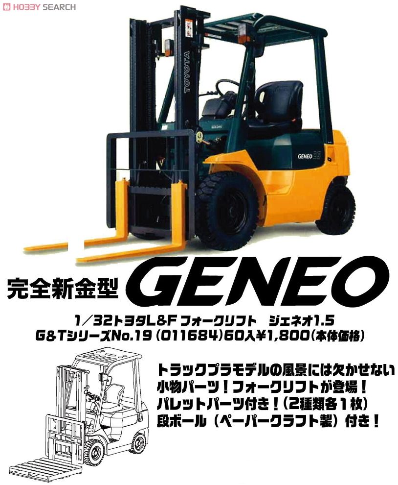 Fujimi 1/32 Toyota Geneo Forklift