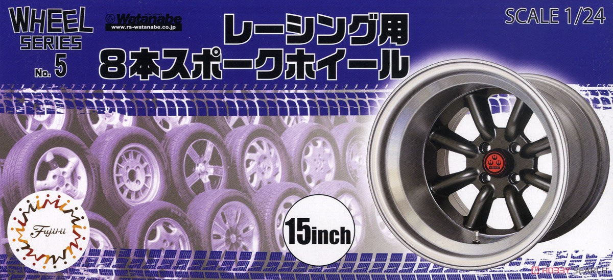 Fujimi 1/24 W&T set: 15" Racing 8 Spo