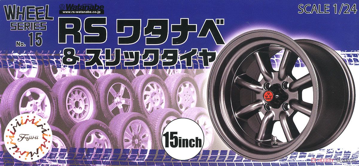 Fujimi 1/24 W&T set: 15" RS Watanabe