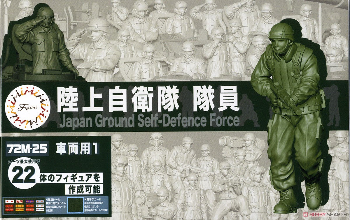 Fujimi 1/72 JDSDF Staff for car/tank)