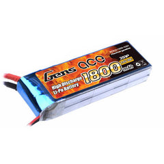 Gens-Ace 1800mAh 2S 7.4v 45C 90x30x17mm 103g With EC3 Plug