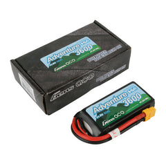 Gens Ace Adventure HV Shorty 3600mAh 3S1P 11.4V 60C Lipo Battery with XT60 Plug