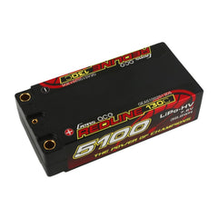 Gens Ace Redline HV 5100mAh 7.6v 130C Shorty Lipo Battery 5mm Bullet 208g