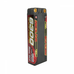 Gens Ace Redline 6300mAh 2S 7.4v Drag Race Lipo 138x46x25mm 300g 8mm Bullet