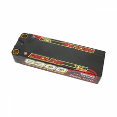 Gens Ace Redline 6300mAh 2S 7.4v Drag Race Lipo 138x46x25mm 300g 8mm Bullet