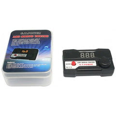 LED Servo Tester. Four port servo interface, LED digital display, real-time