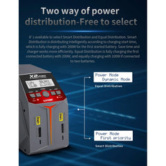 NEW X2 Pro V2 Dual Channel Smart Charger. 2x100W or 1x200w Lipo 1-6S, NiCad,