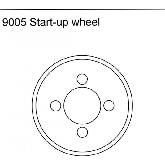 Rubber Drive Wheel (for H159)