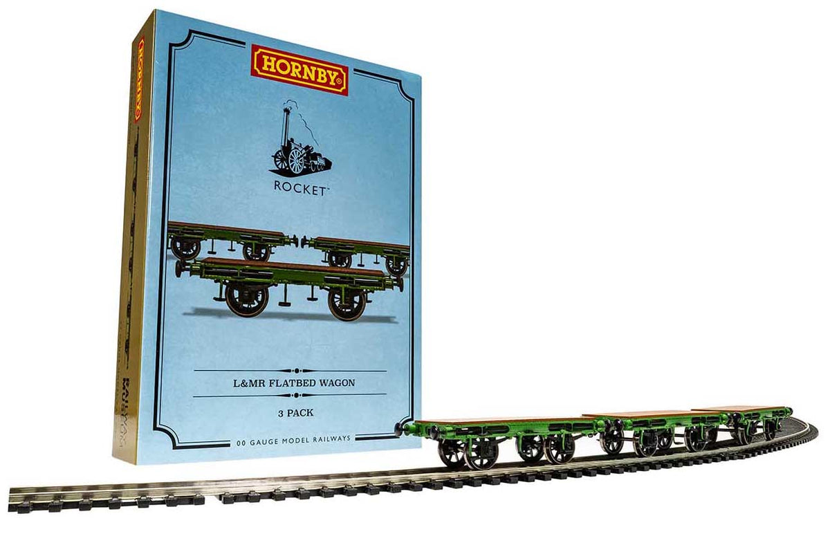 Hornby L&MR Flat Bed Wagon Pack