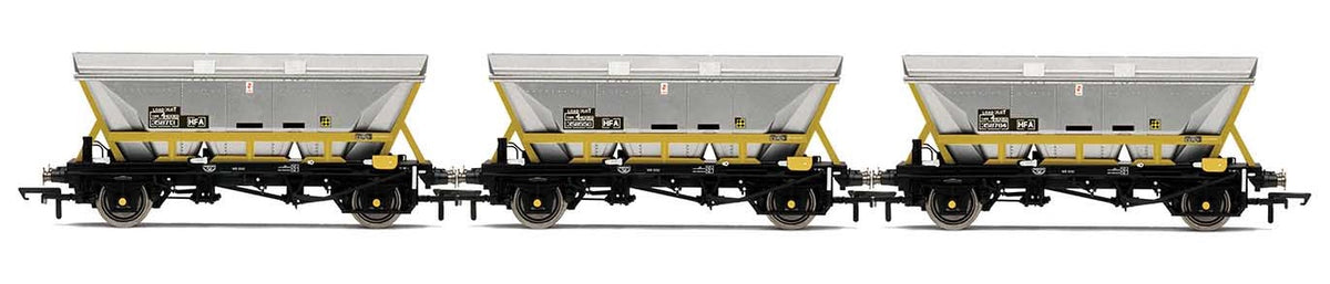 Hornby HAA Hppr Wgn 3 Pack BR CoalSec