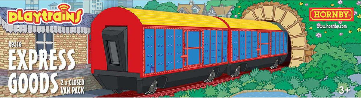 Hornby PlaytrainsWagonPk: Clsd Van(2