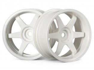 HPI 1/10 W: TE37 26mm White 6off