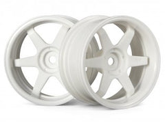 HPI 1/10 W: TE37 26mm White 6off