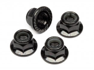 HPI Flanged Lock Nut 5mm (4)