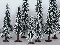 JTT 75-150mm Snow EvergreenPine(12