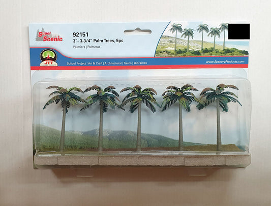 JTT Palm Trees 3- 3 3/4" (5)