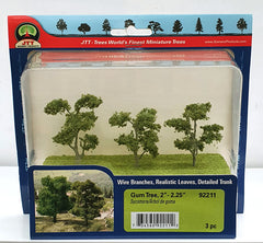 JTT 50-60mm Gum Trees (3)