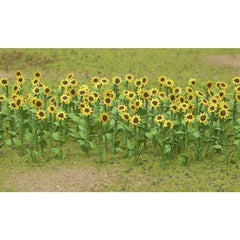 JTT HO: 25mm Sunflowers (16)