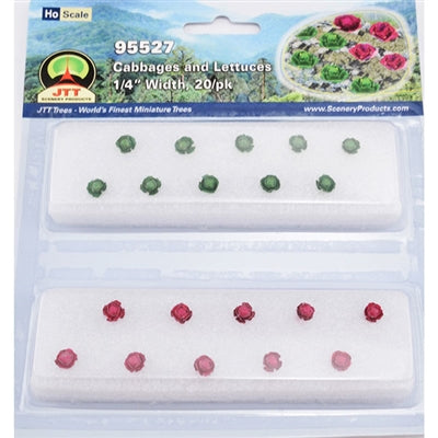 JTT HO: 6mm Cabbage Lettuce (20)