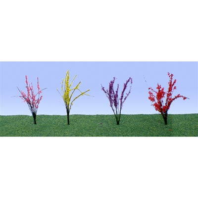 JTT HO: 13 to 19mm FlowerBushes(40