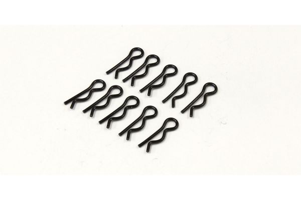 Kyosho Body Clips 4mm Black (10)