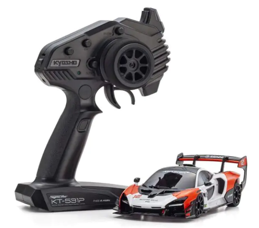 Kyosho MR-03 McLaren Senna GTR Wht/Rd