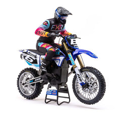 1/4 Promoto-MX Motorcycle RTR, Club MX Blue by LOSI